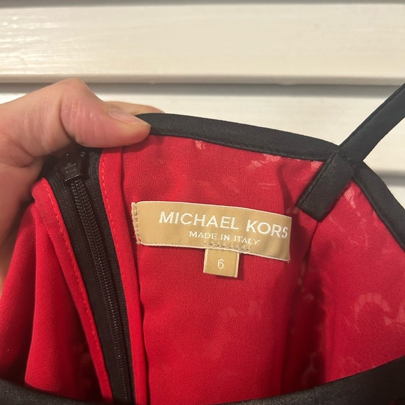Michael Kors Red and Black Dress - Picture 4 of 6